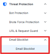 ultimate security email blacklist