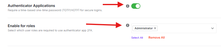 enable 2fa enable 2fa