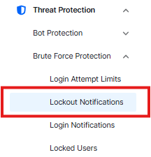 lockout notification checkpoint