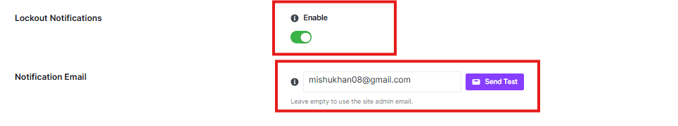 lockout notification enable