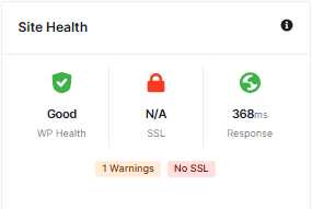 site health overview site health overview
