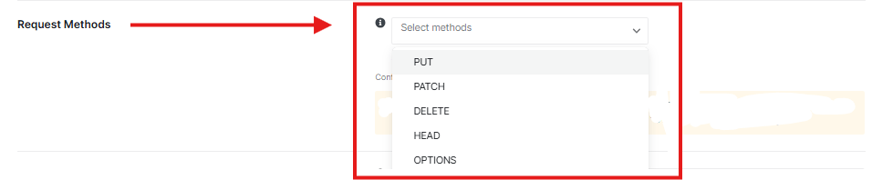 ultimate security request methods