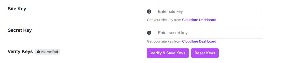 cloudflare site keys cloudflare turnstile new settings with woocommerce in ultimate security