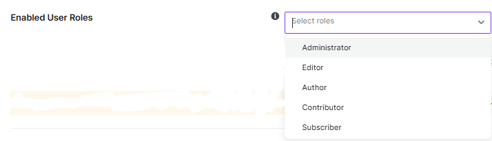 enable roles for passkey