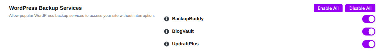 WordPress backup service WordPress backup service
