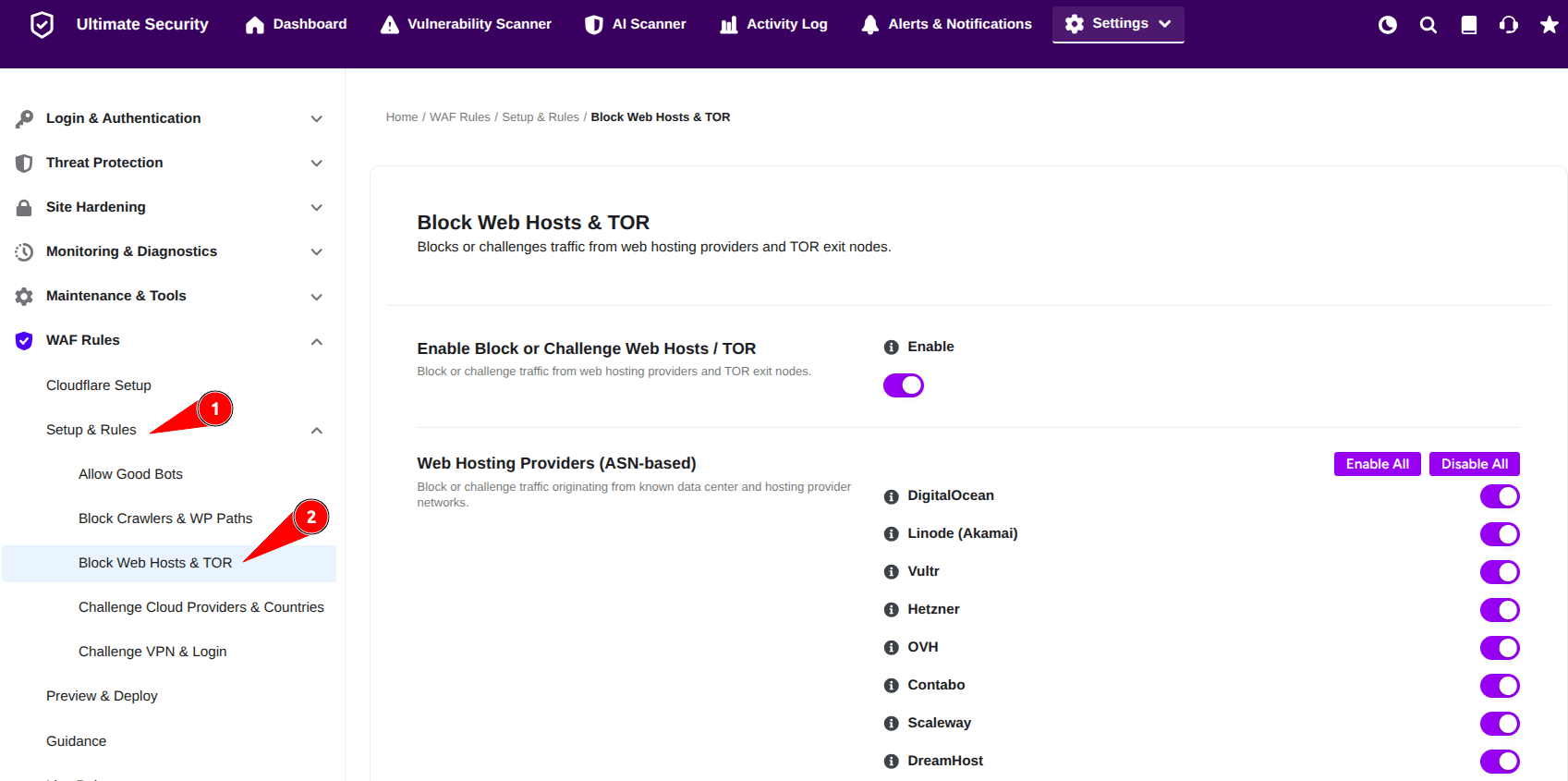 block web host and tor in waf rules using ultimate security block web host and tor in waf rules using ultimate security