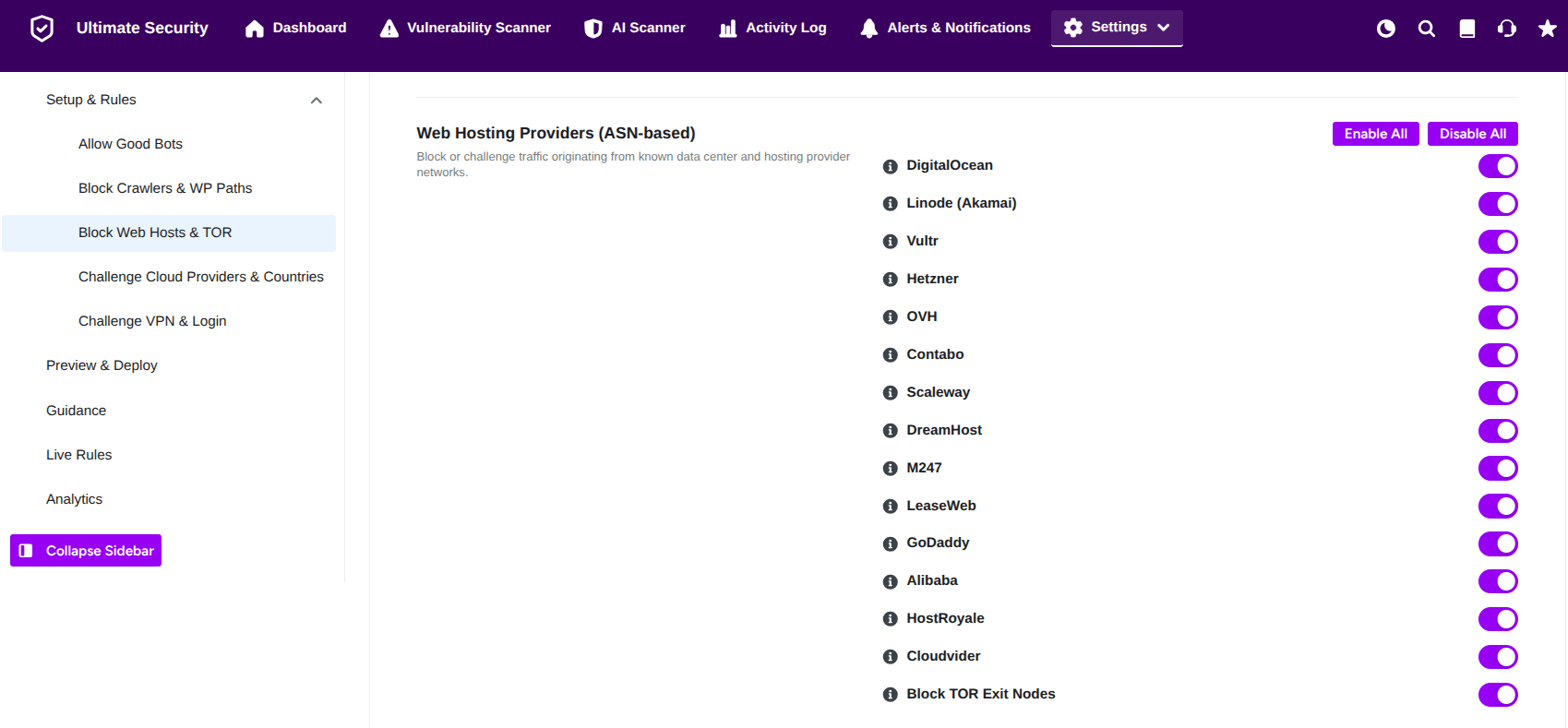 web hosting providers and tor web hosting providers and tor