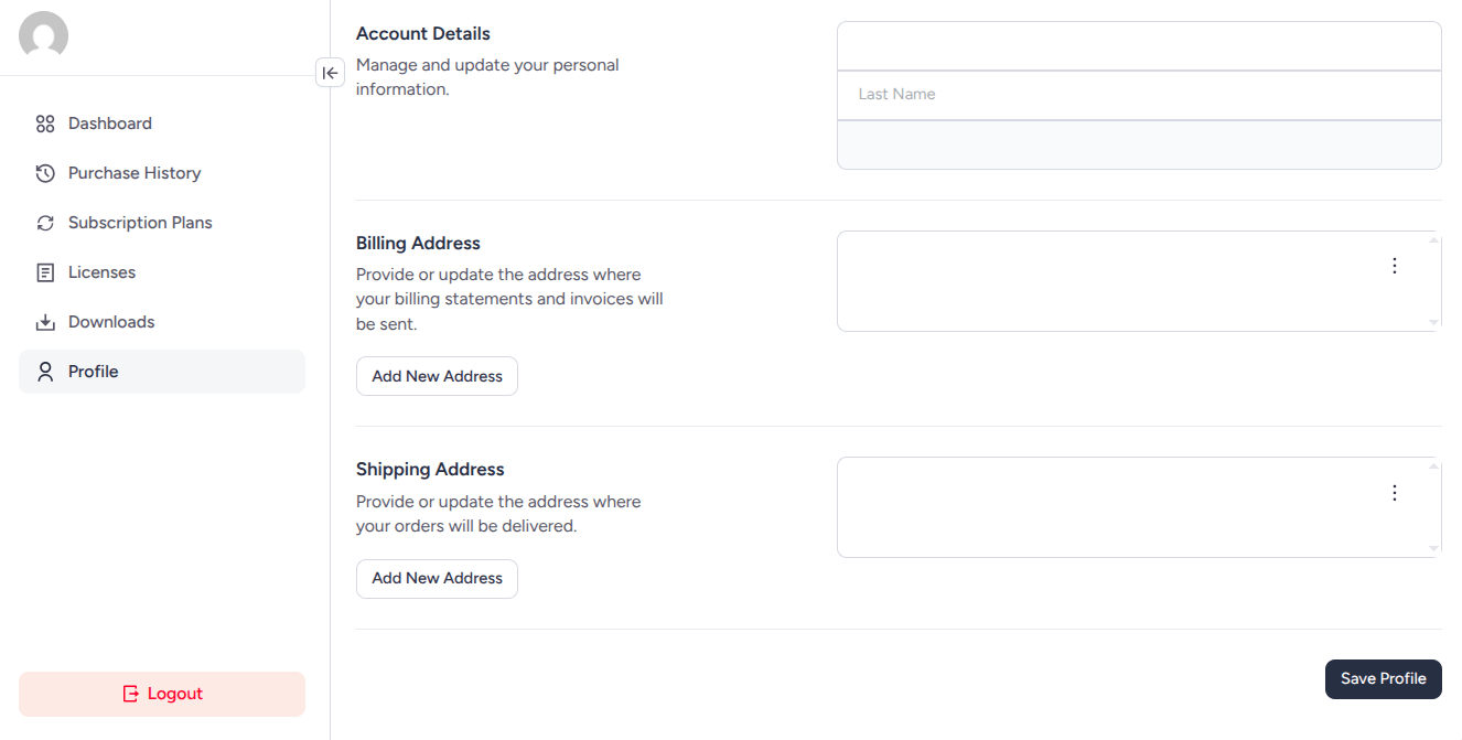 ultimate security pro purchase customer portal profile settings