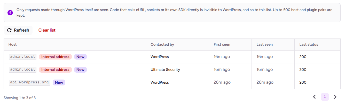 Connection Table Breakdown in the outbound connection in ultimate security